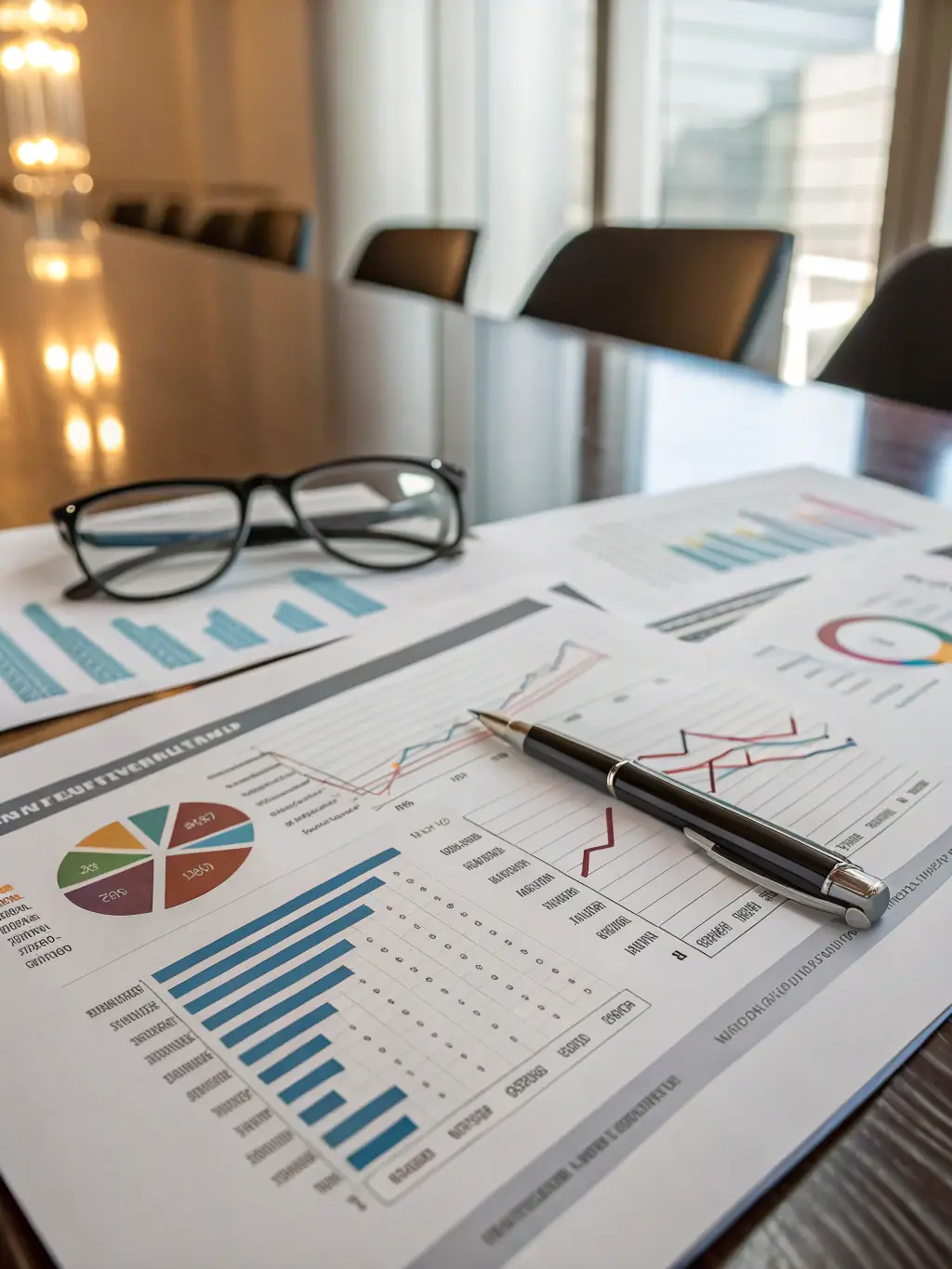 A detailed report showing a comparative analysis of financial performance across different periods, highlighting growth areas and potential risks.